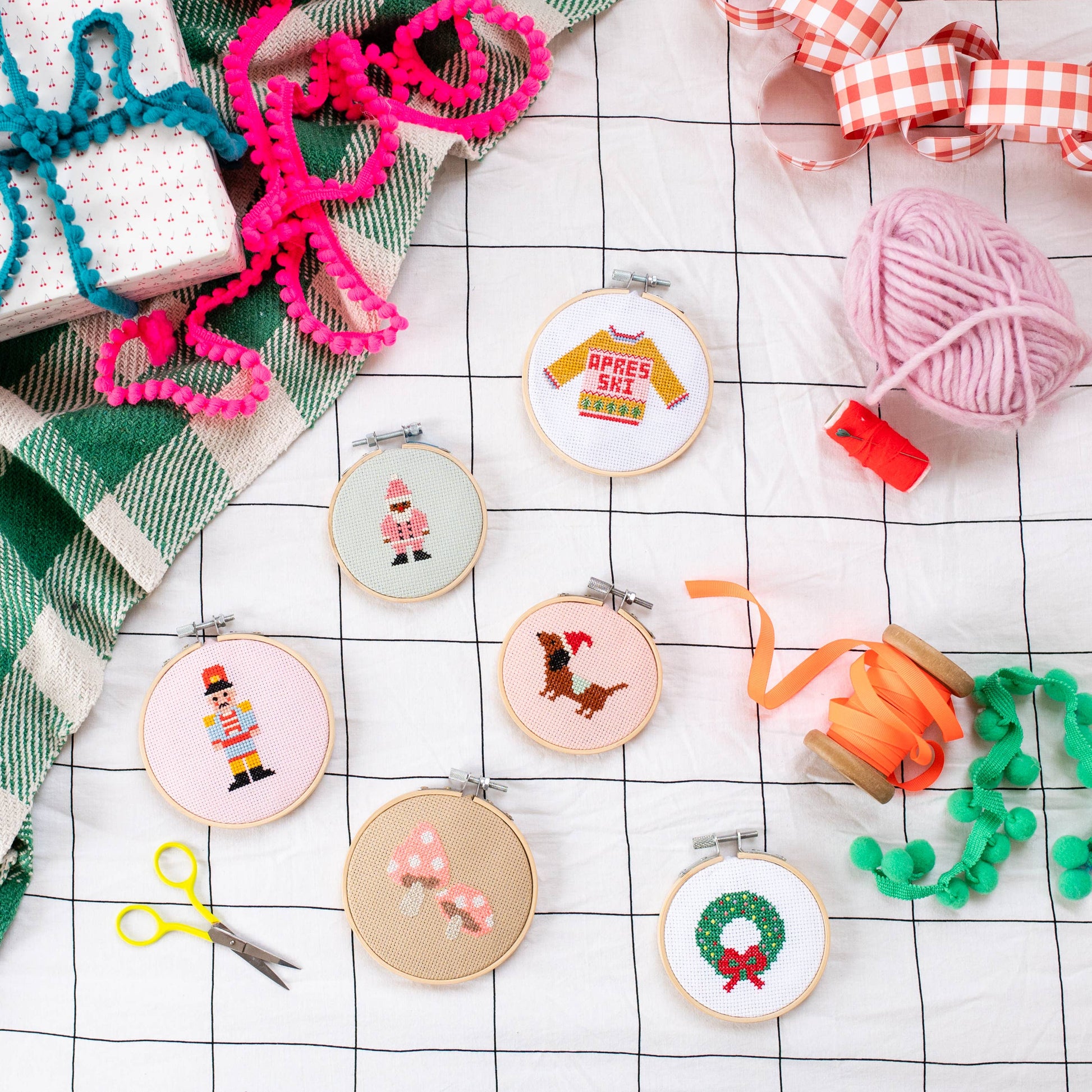 Cotton Clara Mini cross stitch kits