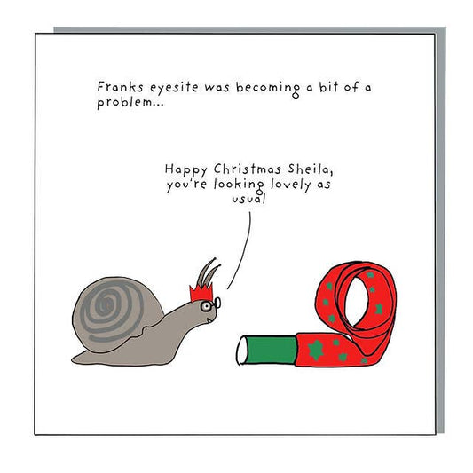 Eco-friendly greeting card printed on 300gsm card with recycled envelope and biodegradable sleeve