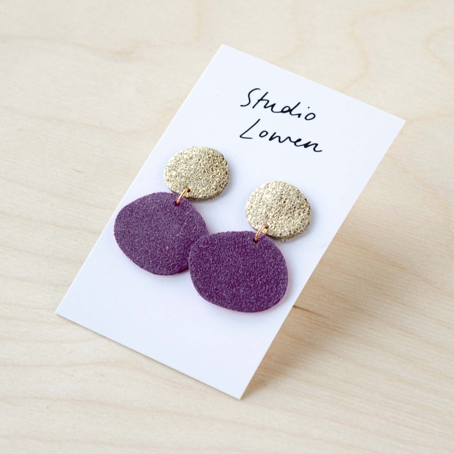 Bili Pop Suede Earrings
