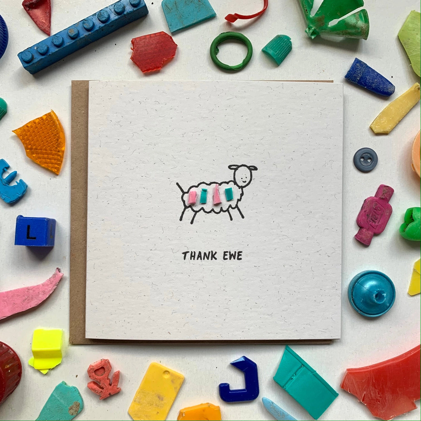 Thank-ewe Greeting Card