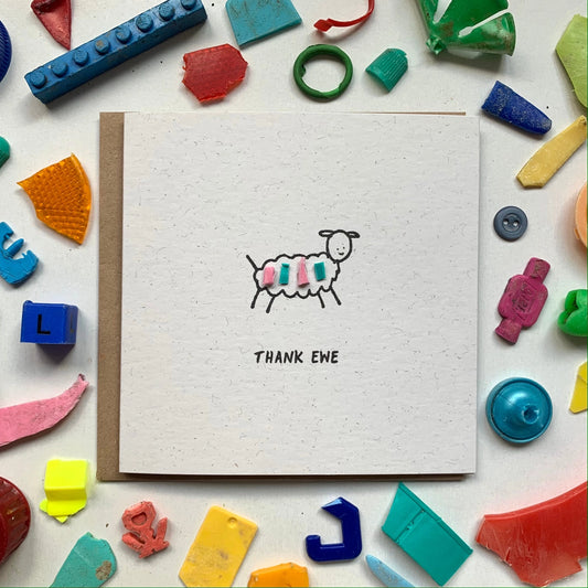 Thank-ewe Greeting Card