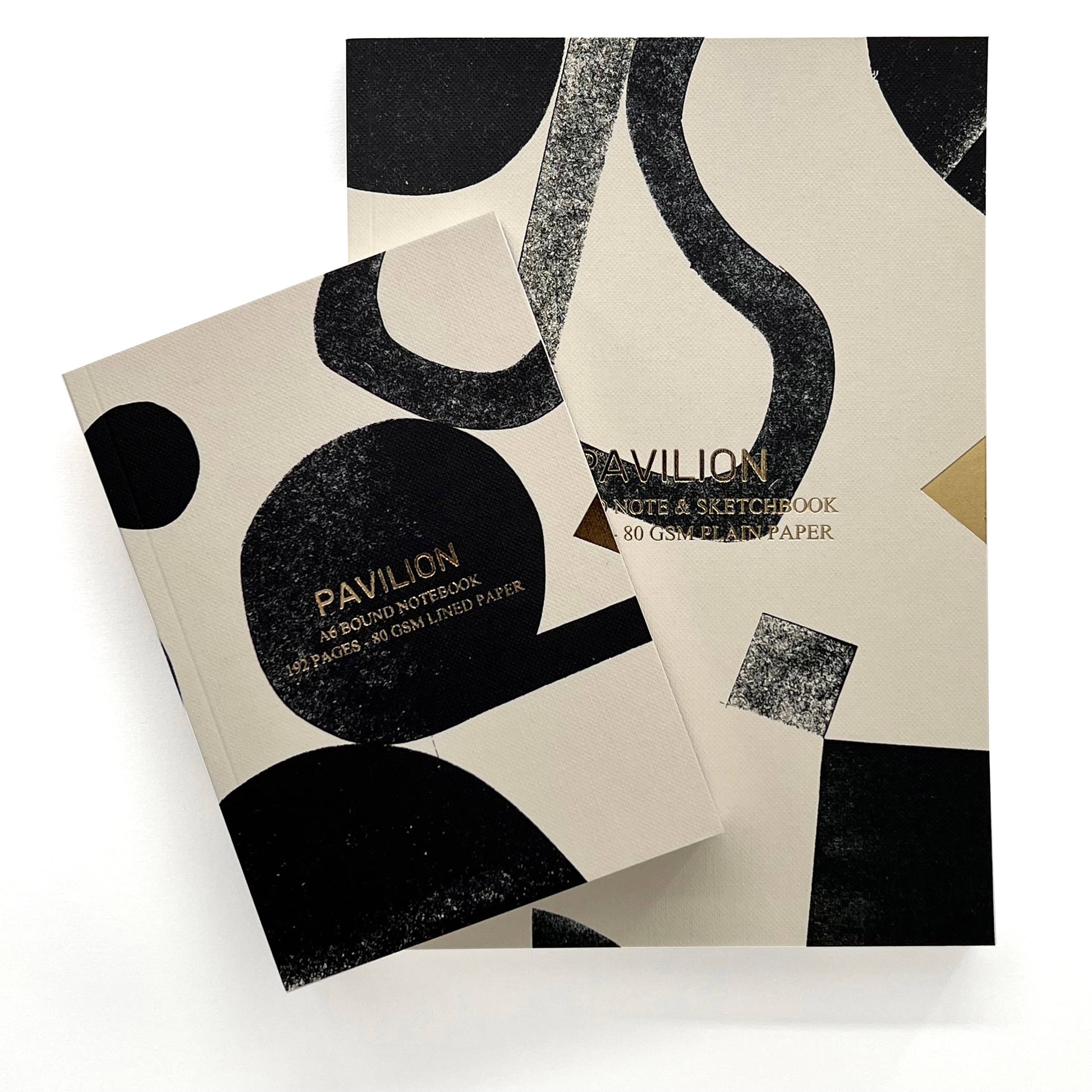 Side view of the British made A6 notebook showing thickness