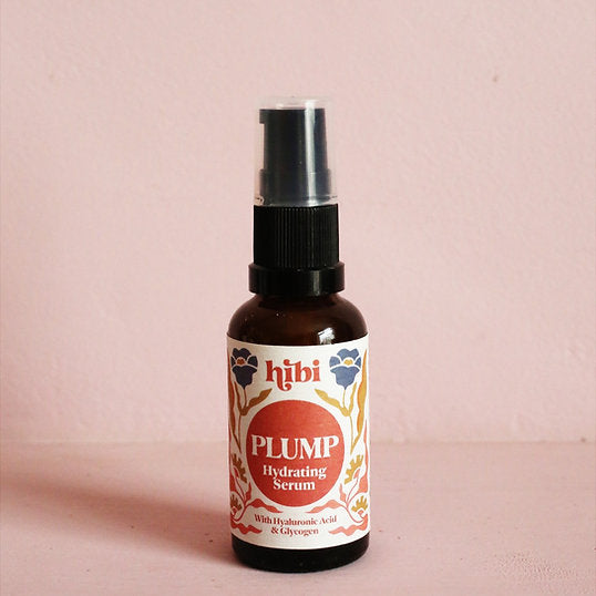 Plump Hydrating Serum 30ml glass bottle with pipette