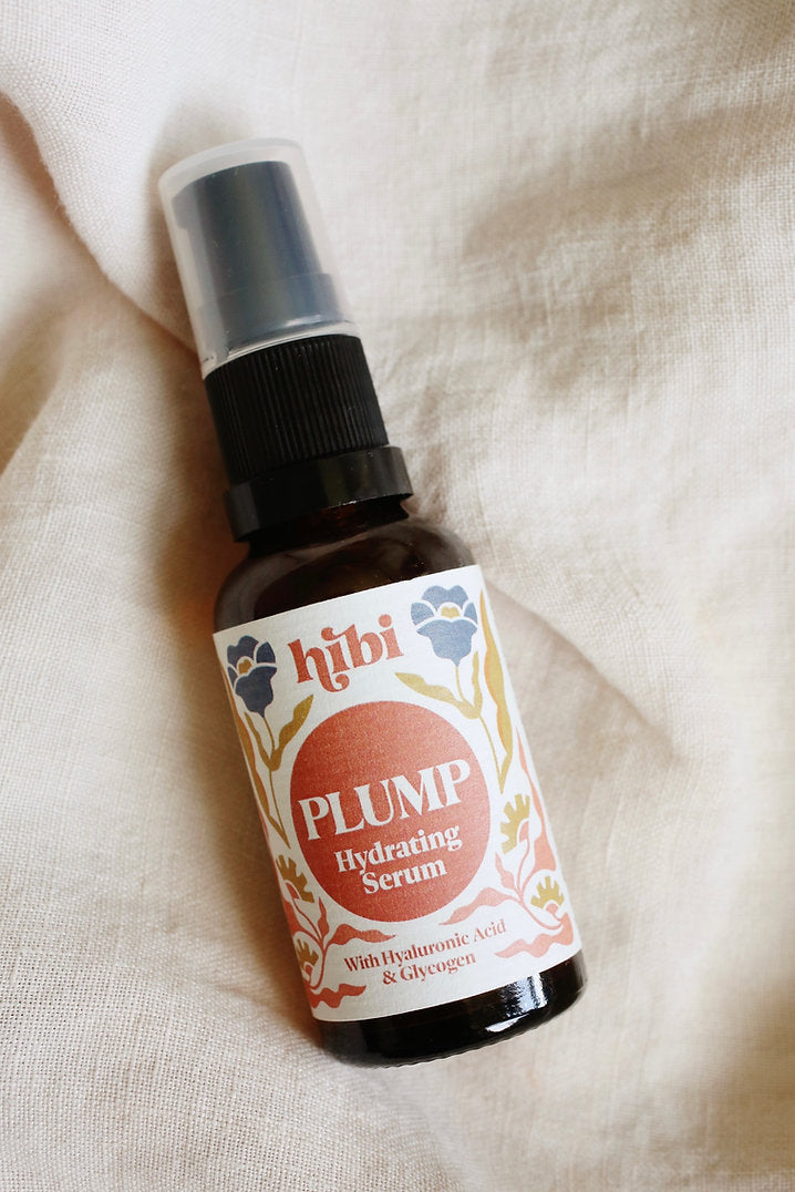 Natural hydrating face serum for sensitive skin