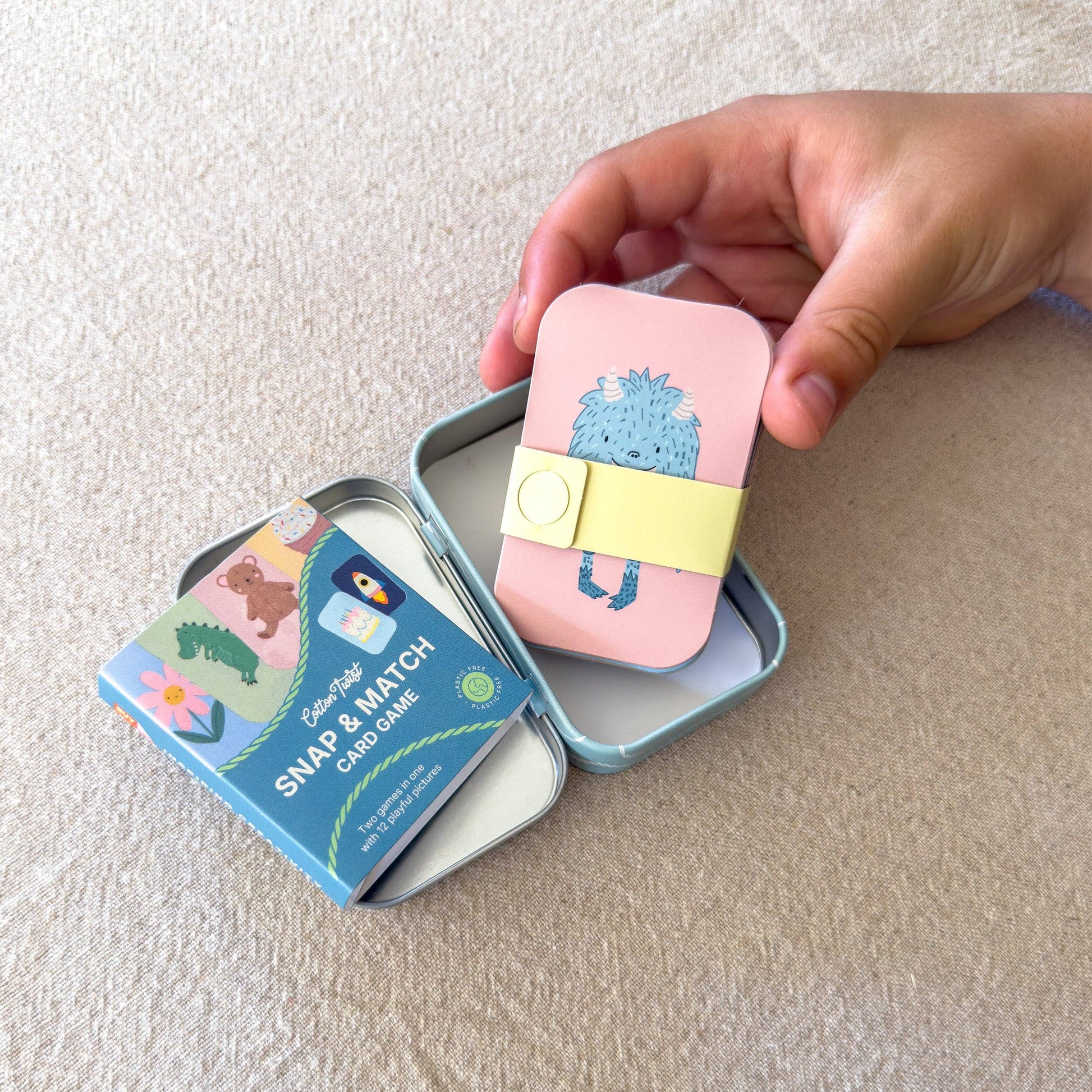 Cotton Twist card game collection including Snap & Match