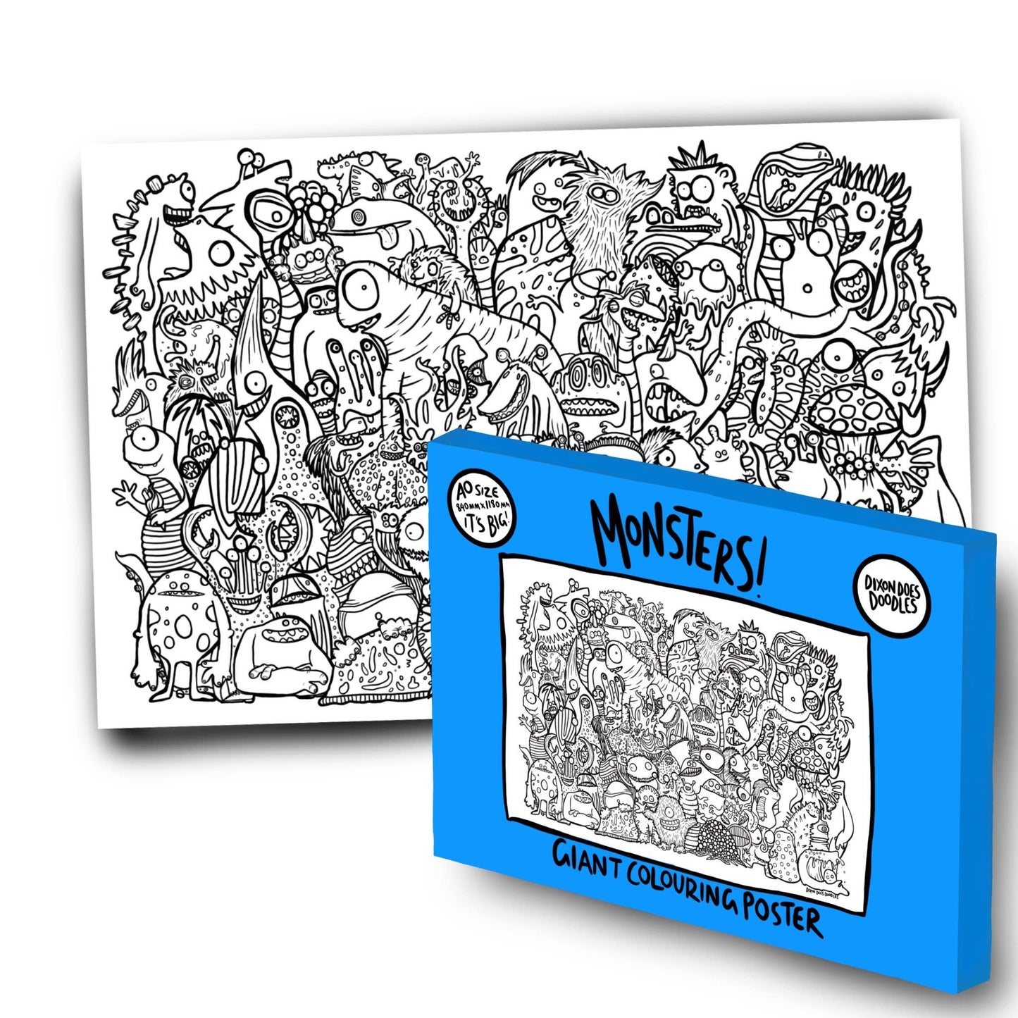 Birds! Giant Colouring Poster