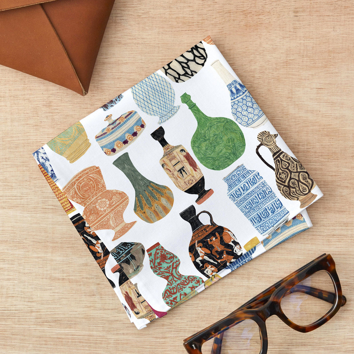 Vases handkerchief styled neatly as a dapper jacket pocket square