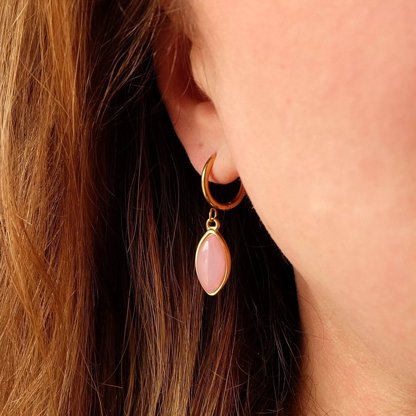 Augusta Jewellery Gemstone Earrings on Branded Card