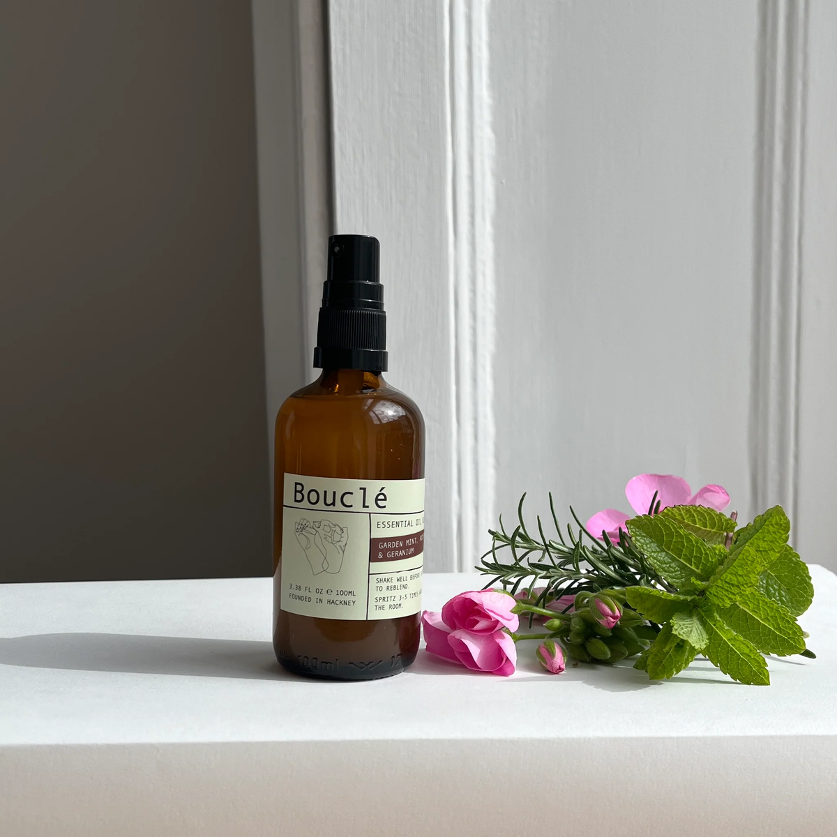 Garden Mint, Rosemary and Geranium Aromatherapy Room Spray bottle