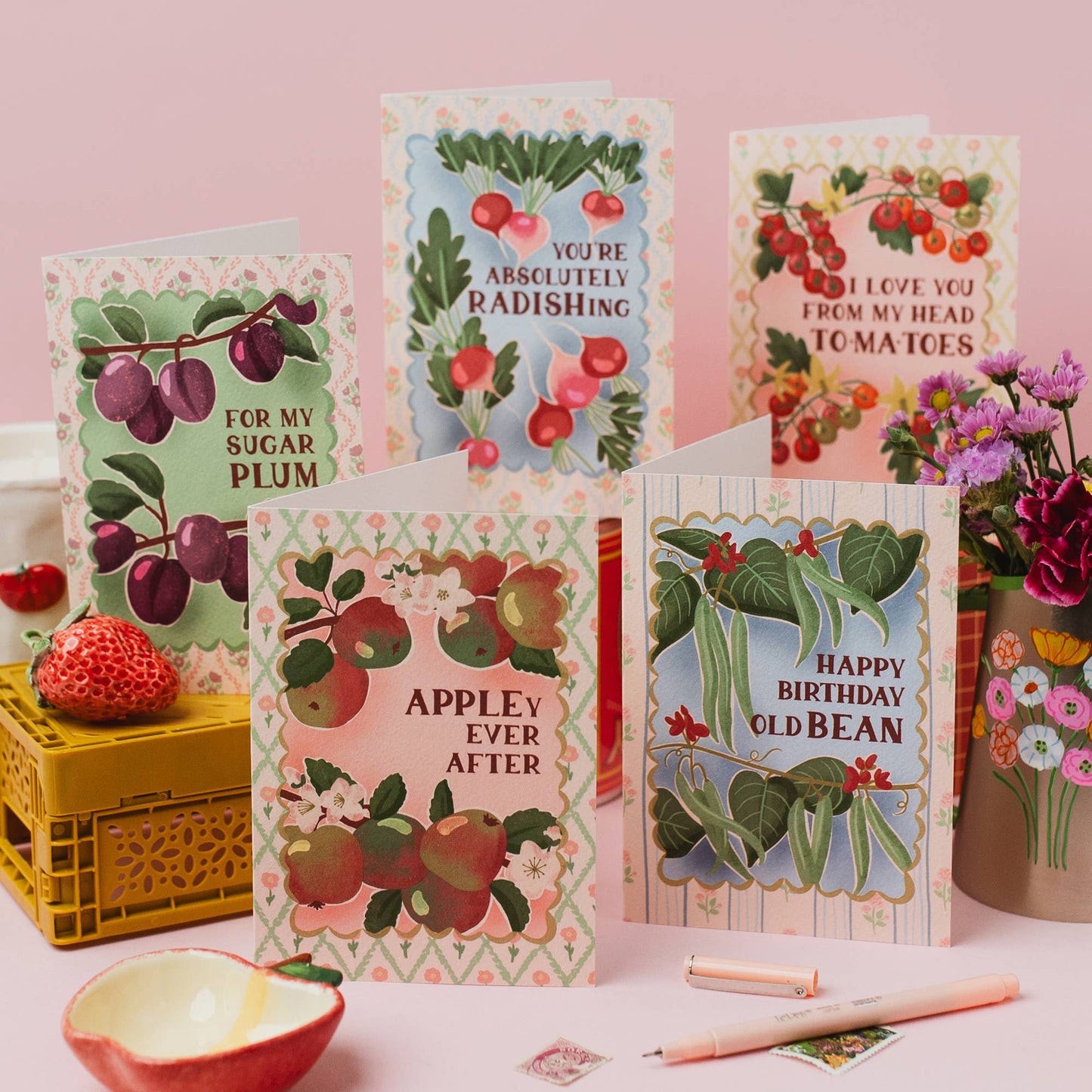 Eco-friendly plastic free birthday card packaging