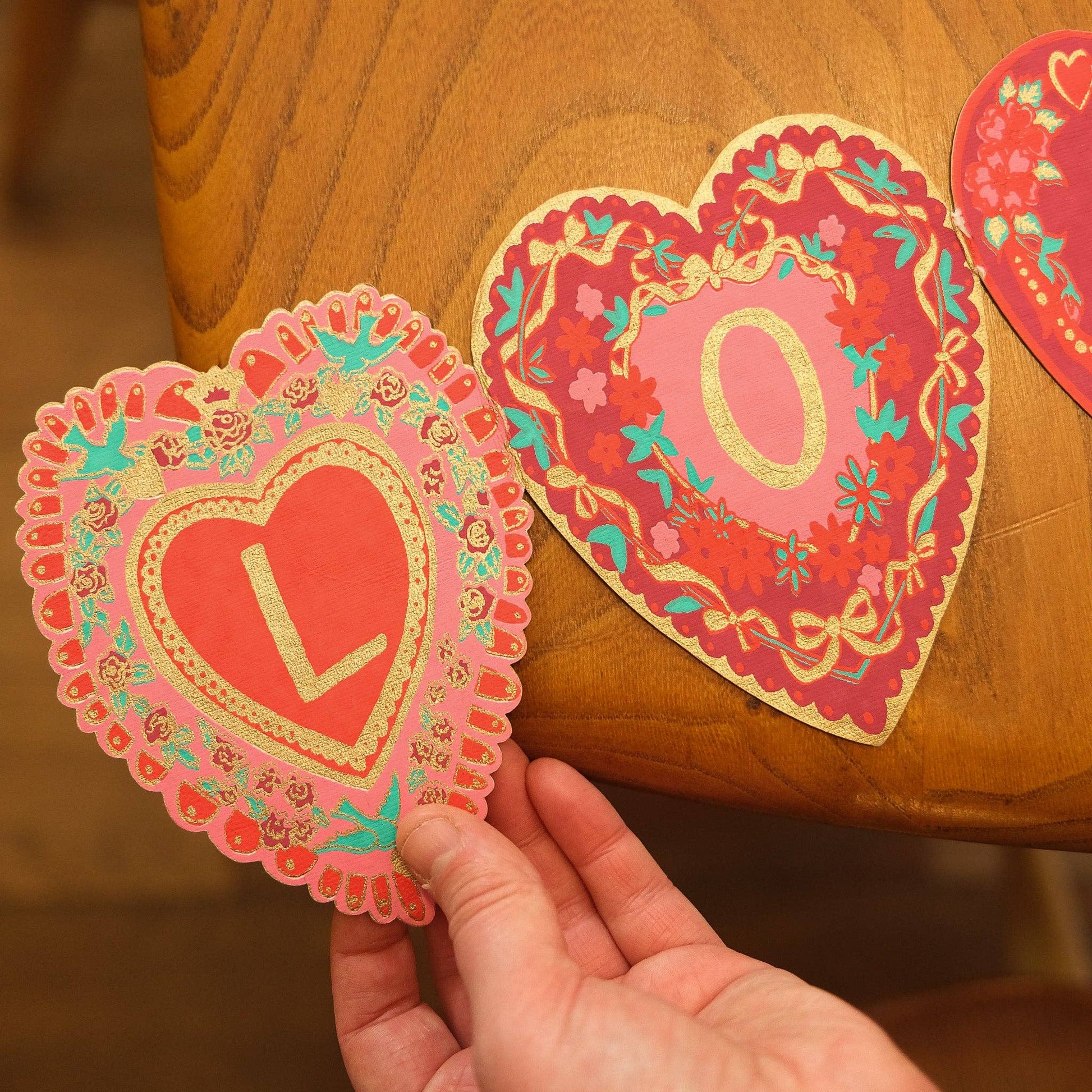 Luxury gold print on matching envelope