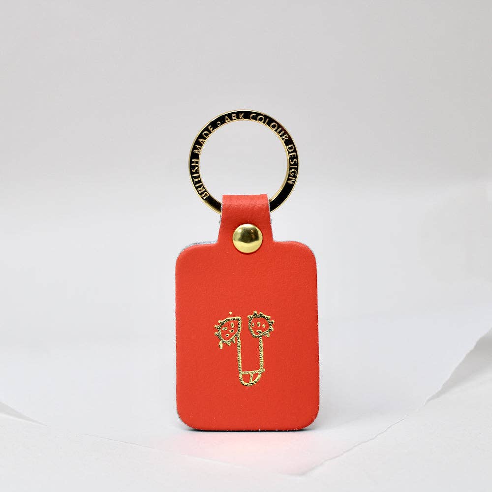 Playful Willy Leather Key Fob | Ark Colour Design