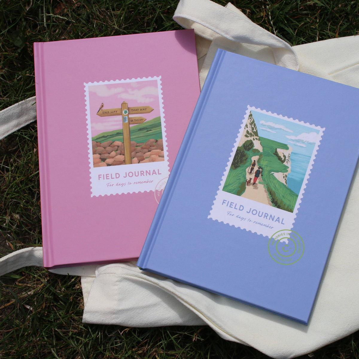 Close-up of the premium 120gsm paper and signpost cover design