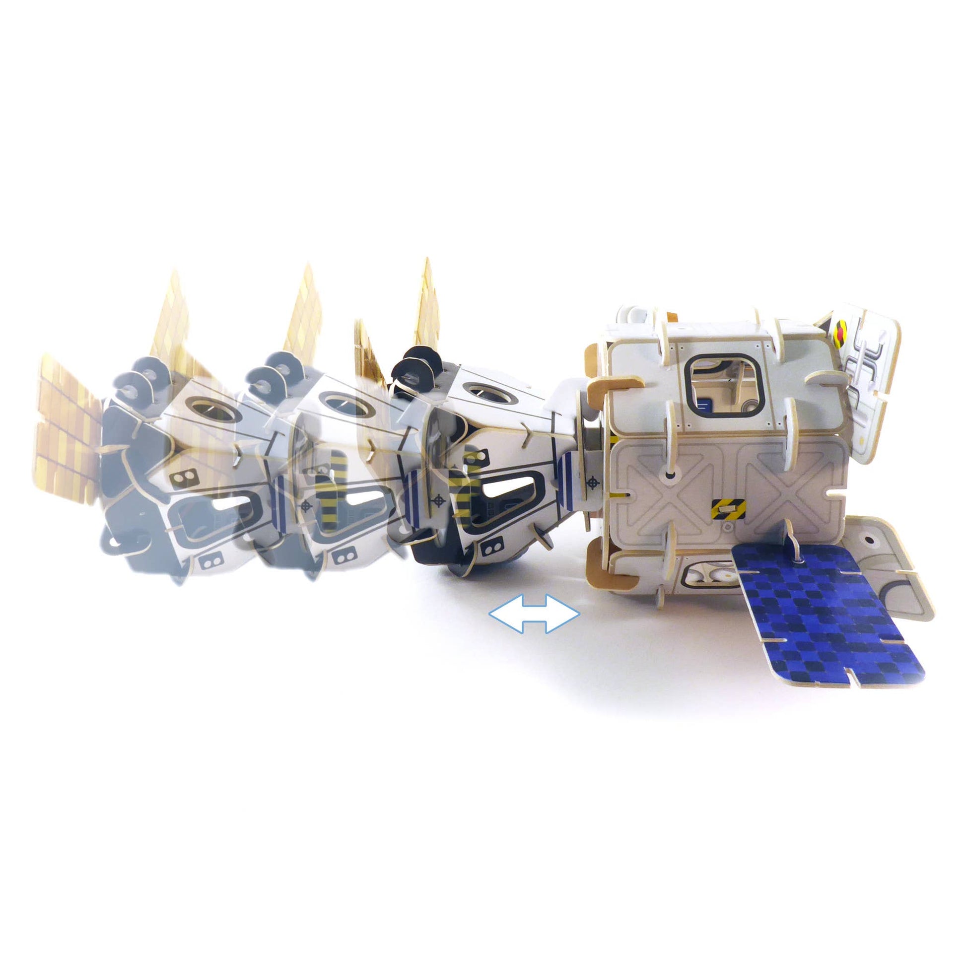 Packaging of the sustainably sourced space station playset