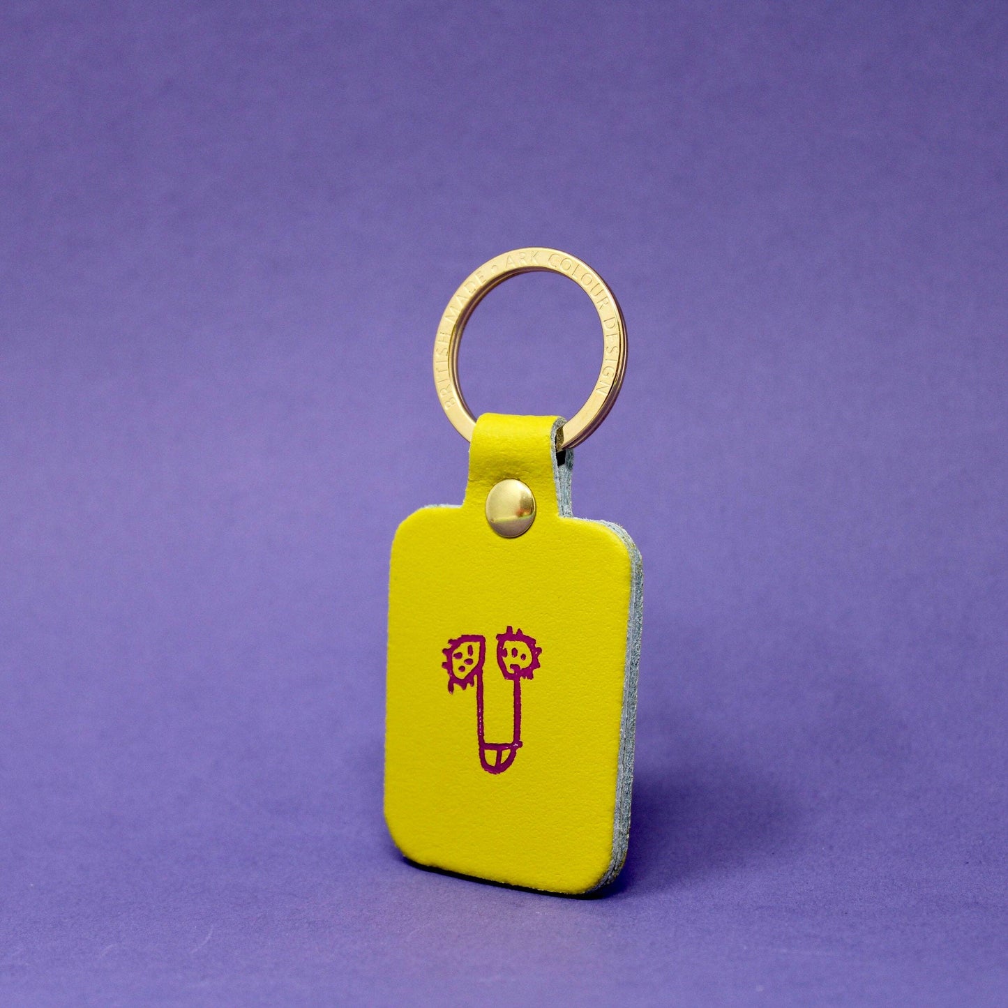 Playful Willy Leather Key Fob | Ark Colour Design