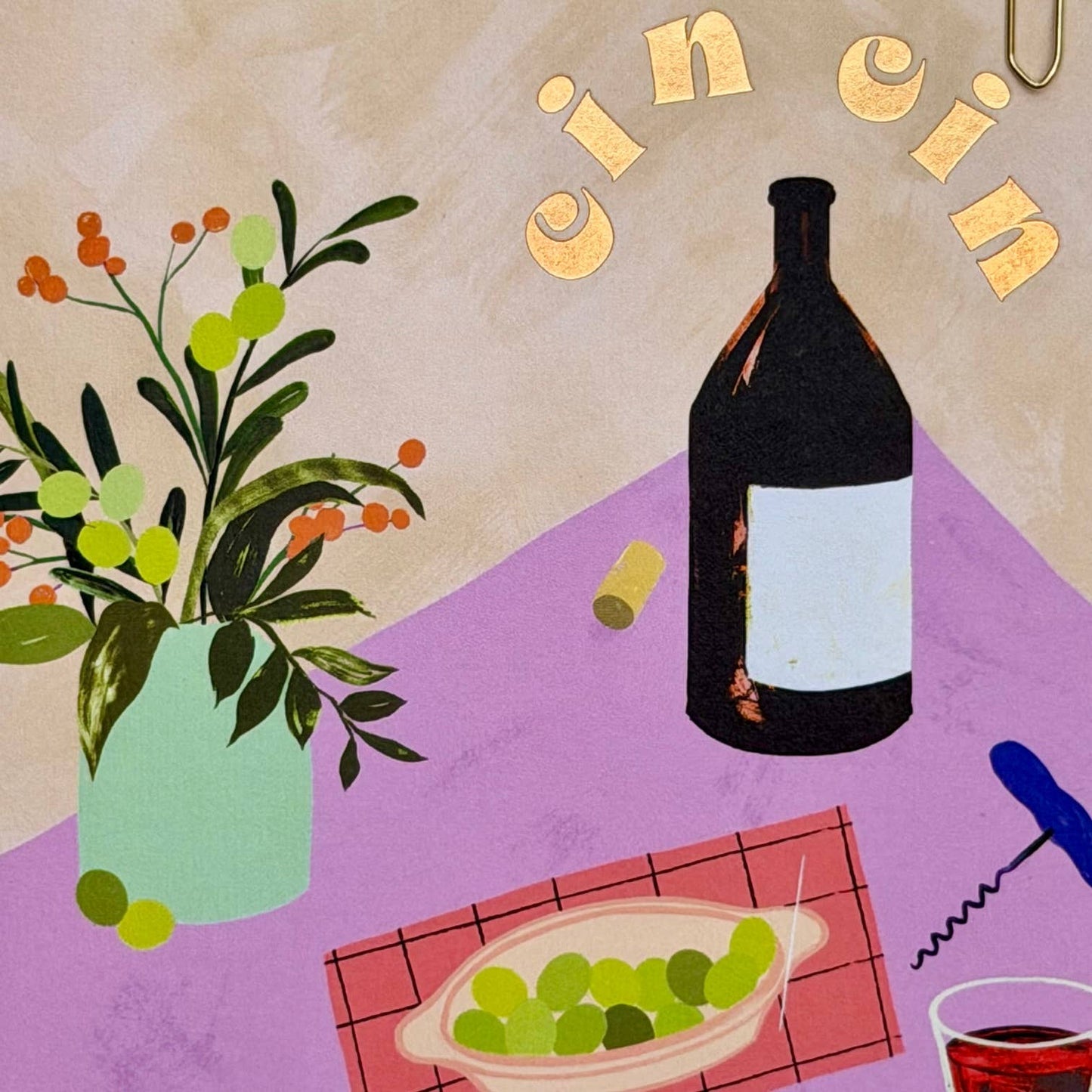 Sustainably sourced British made greeting card