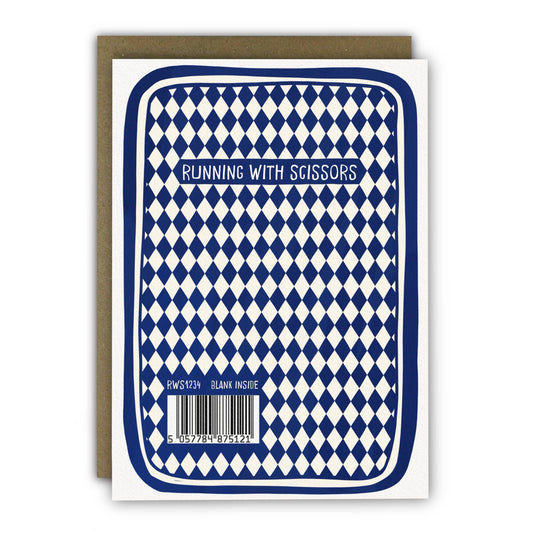 Close up of the textured cardstock on the Totally Ace Dad card