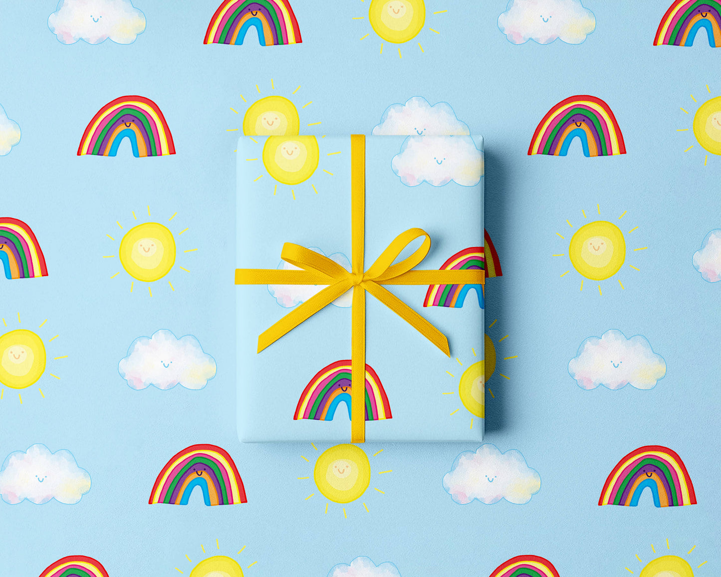 Eco-Friendly Rolled Gift Wrap | Retro  Paper