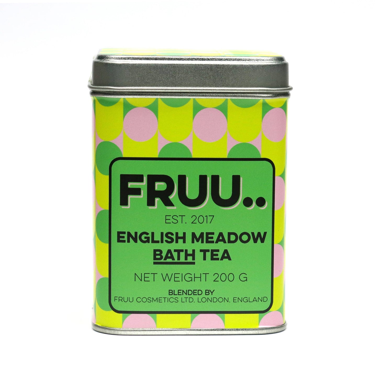 English Meadow Bath Tea with natural botanical ingredients and muslin sachet