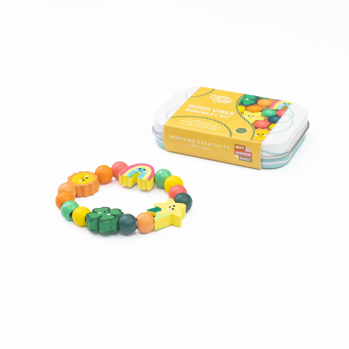 Compact pocket sized craft tin measuring 81 by 53 millimetres