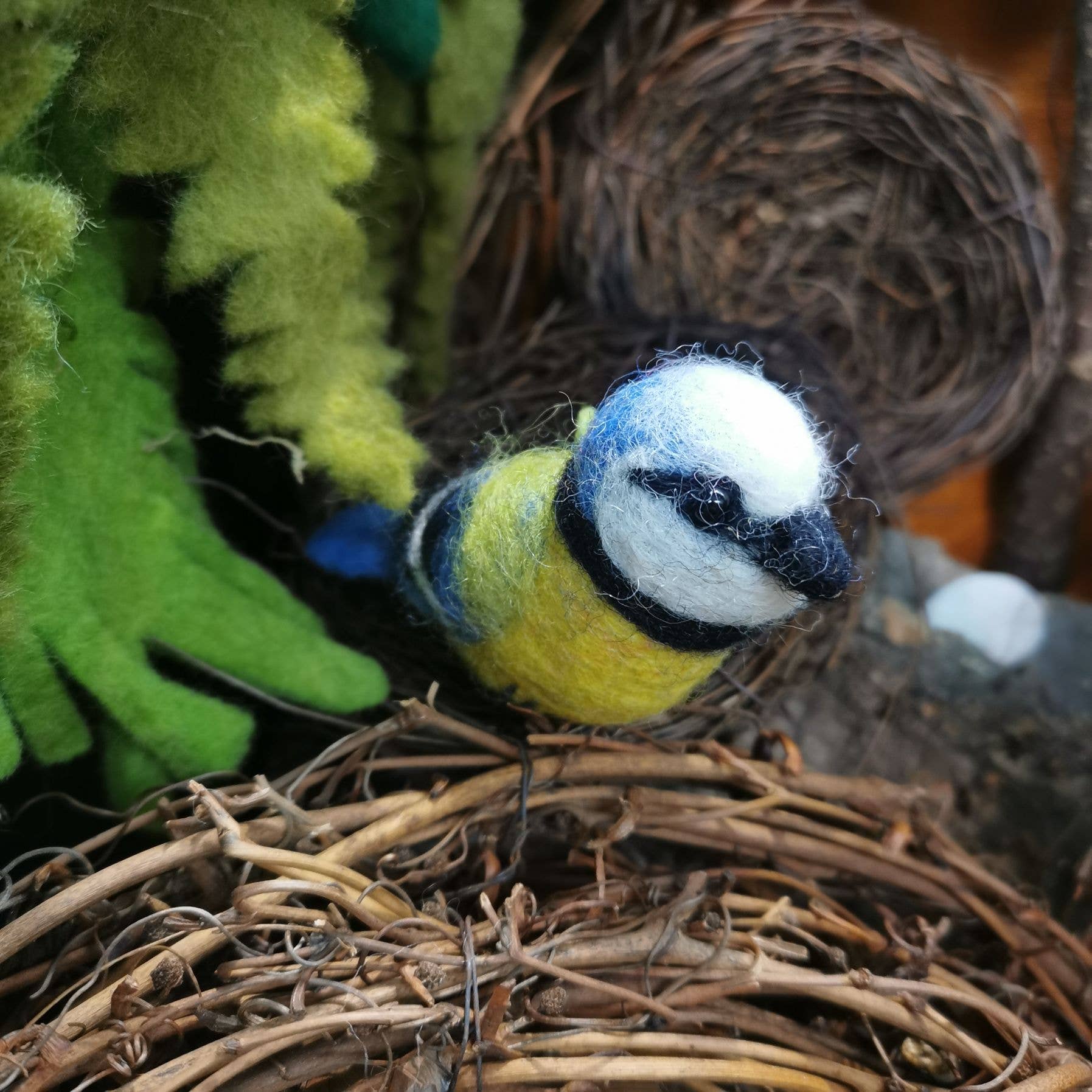 Bella the Blue Tit Easter Hanging Decoration
