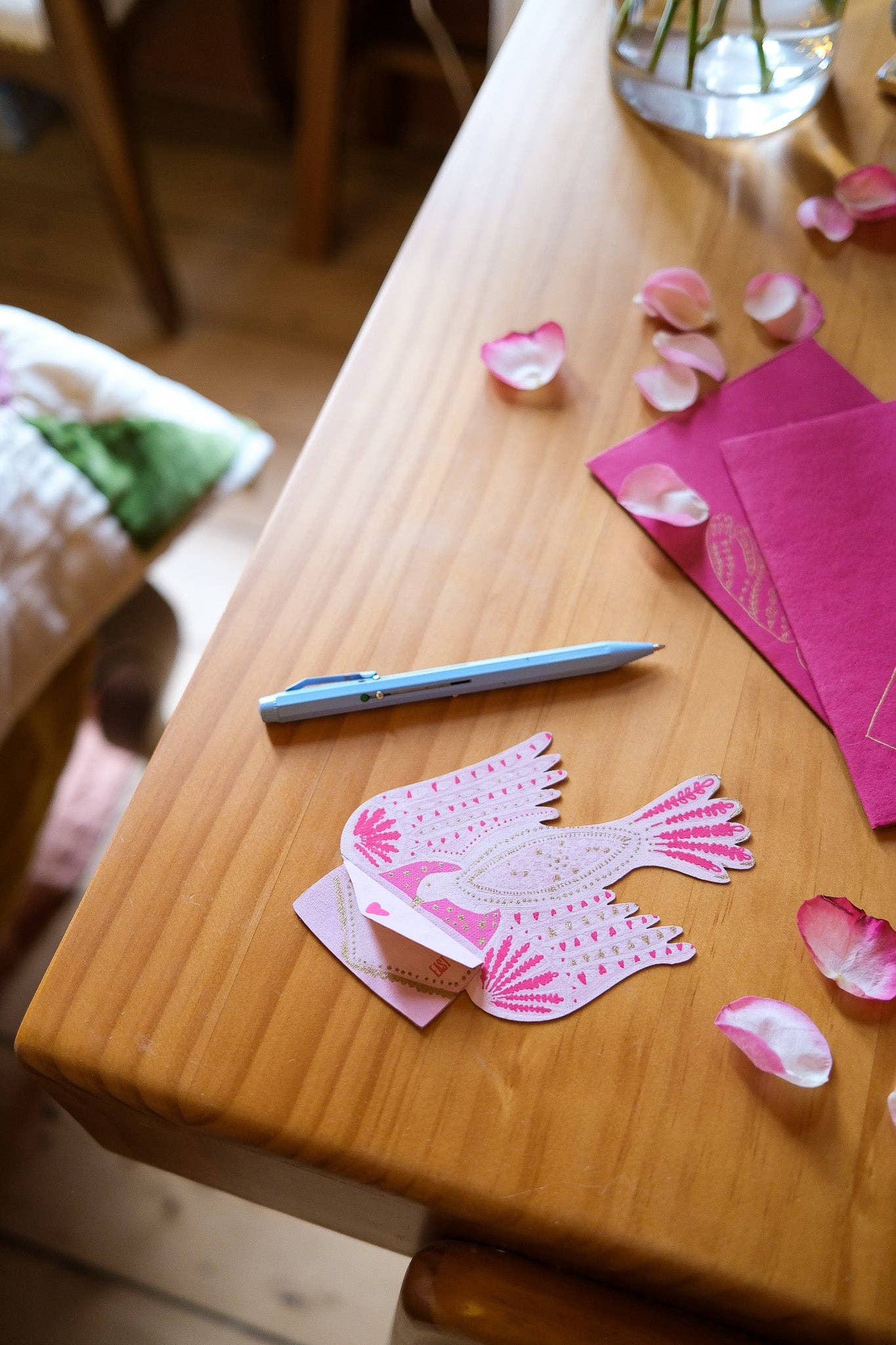 Sustainable bird themed stationery