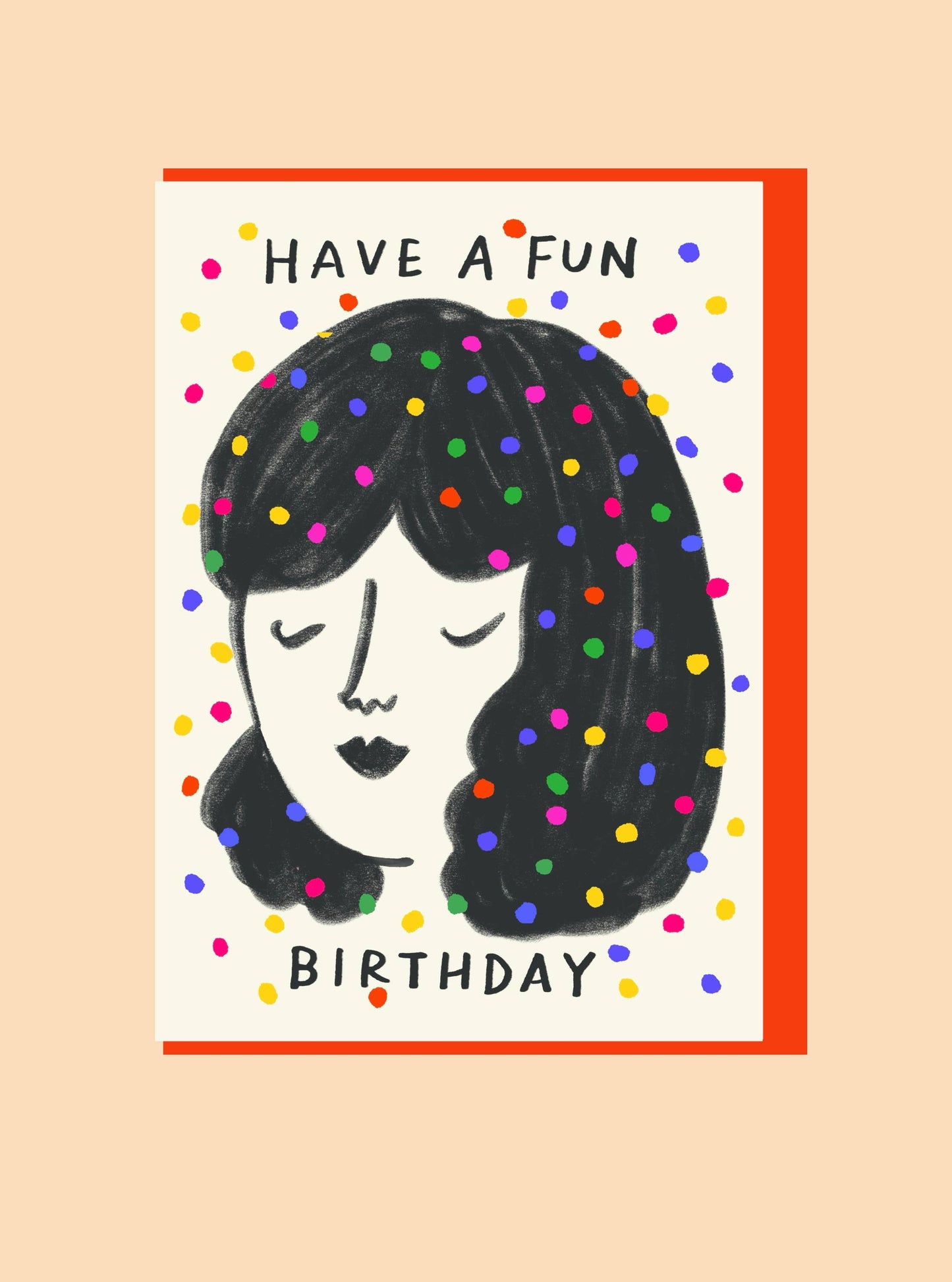 Fun Birthday Girl Greeting Card by Kitty Kenda Papergoods