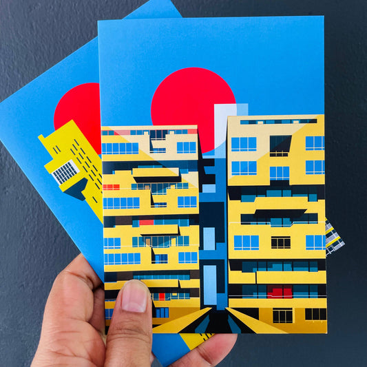 Dawson's Heights Dulwich London Greeting Card Detail