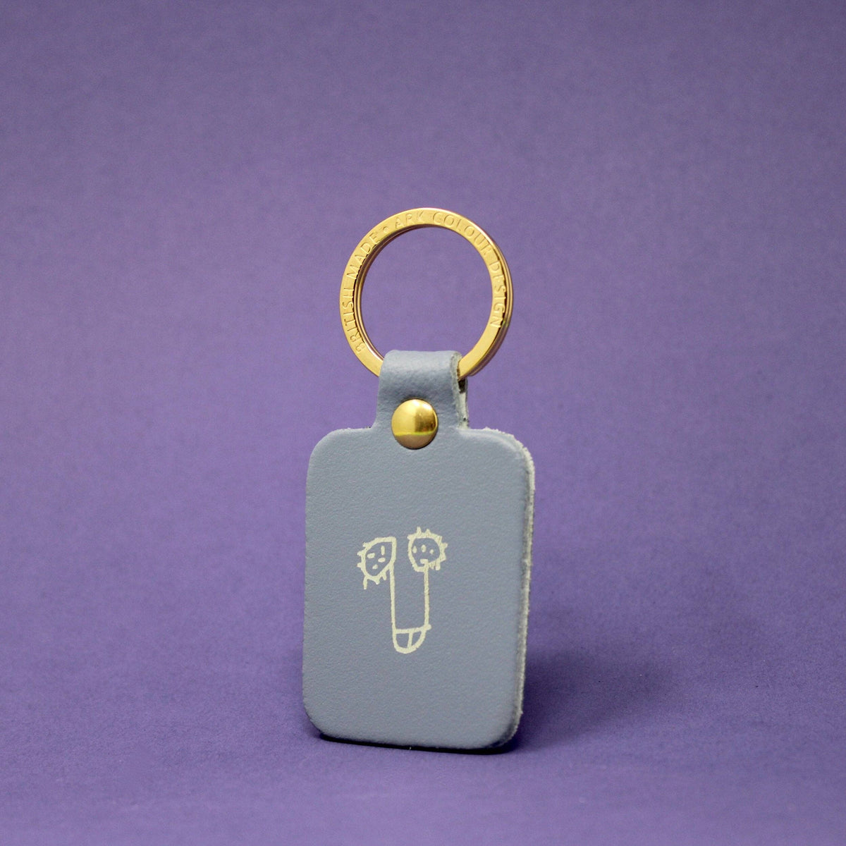 Playful Willy Leather Key Fob | Ark Colour Design