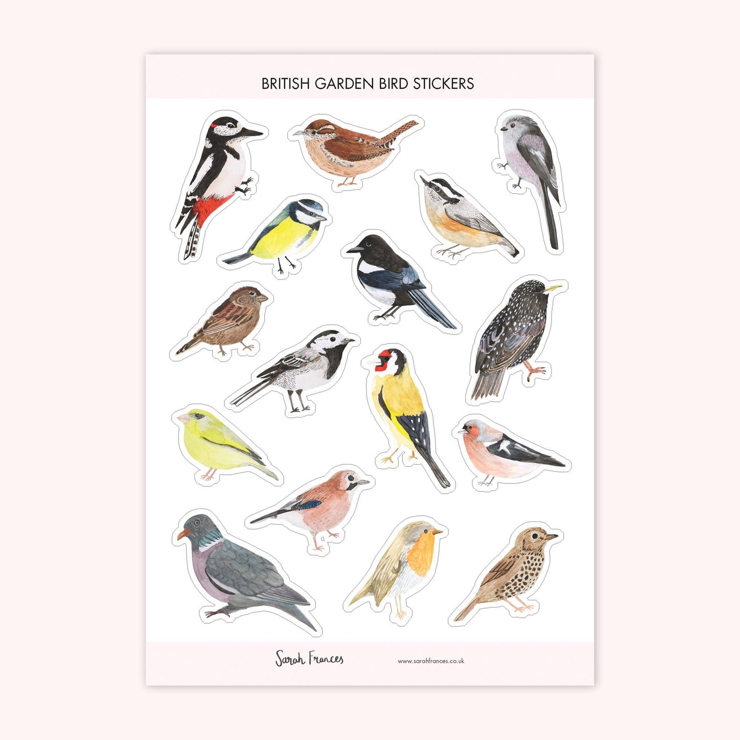 British Bird Stickers