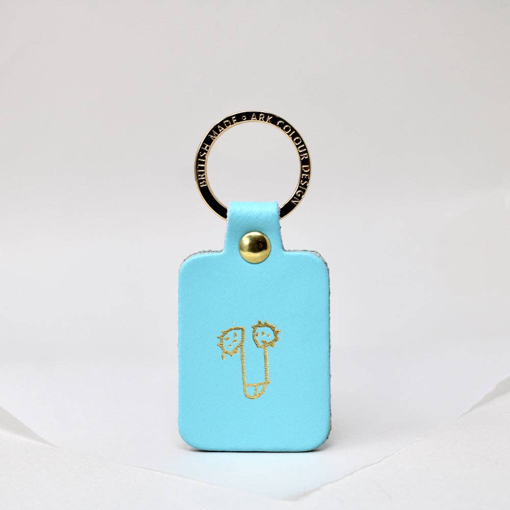 Playful Willy Leather Key Fob | Ark Colour Design