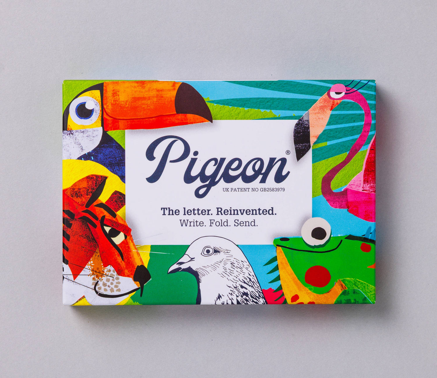 Wild Lives Pigeon Kids' Folding Letter Set pack of 6