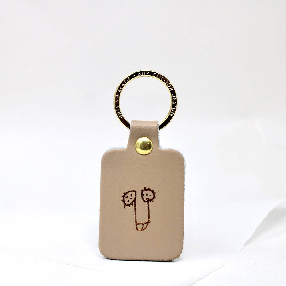 Playful Willy Leather Key Fob | Ark Colour Design