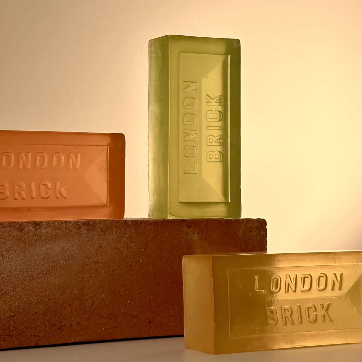 Natural ingredients London brick soap Barbican Oasis by Forget Me Not and Green