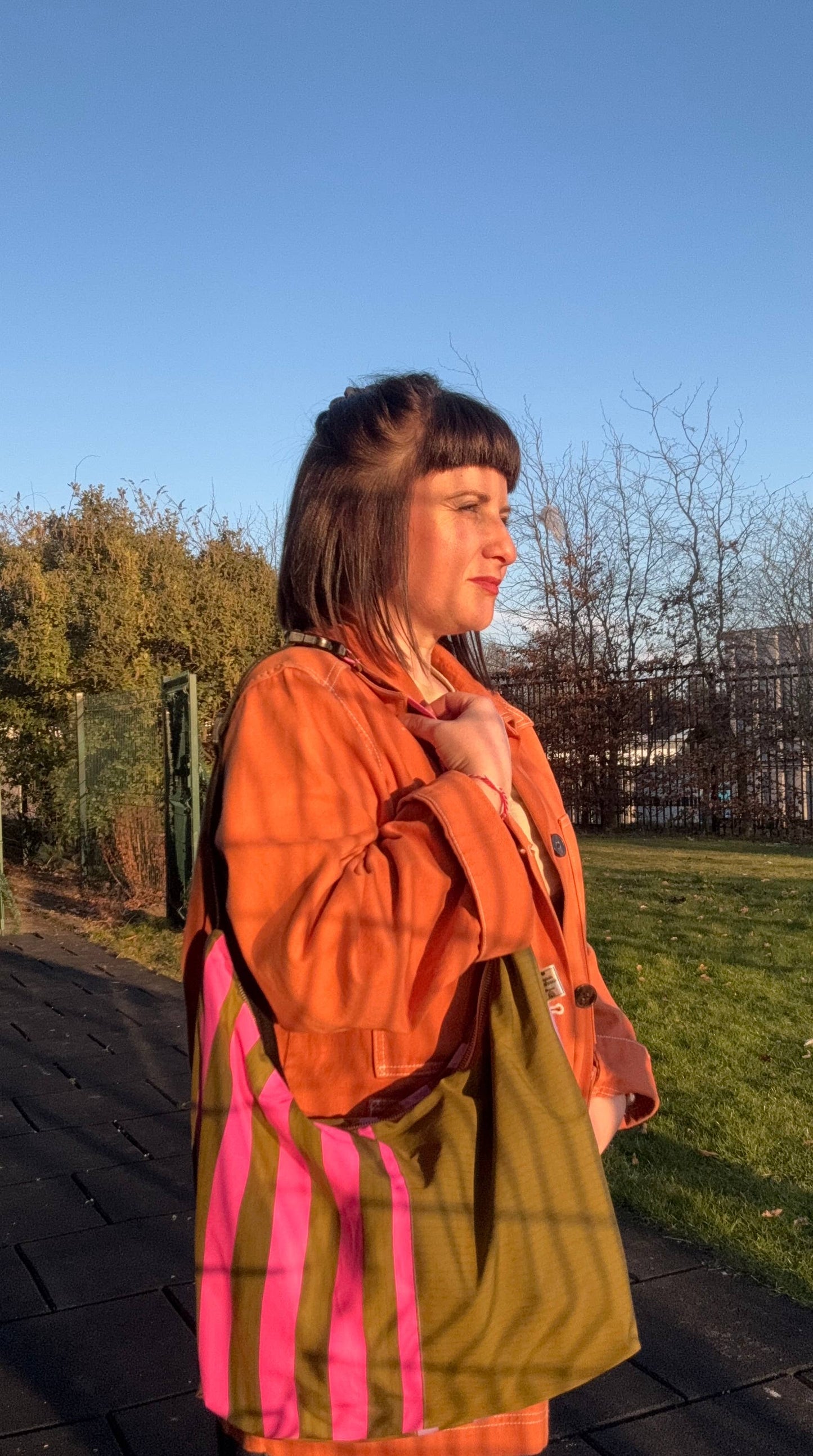 Yolla Studio Shopper Bag, interior with internal pocket