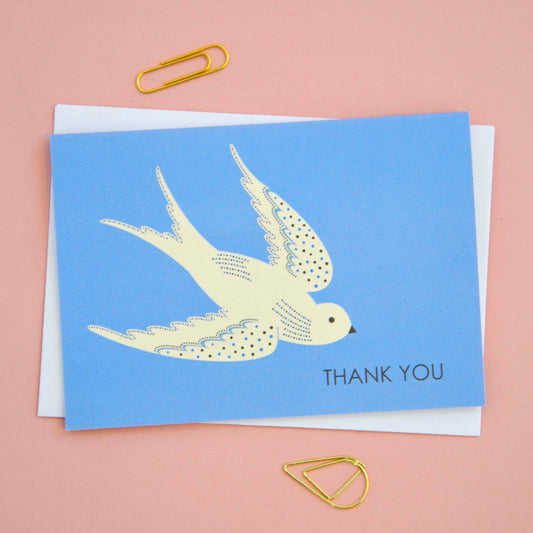 Assortment of 8 unique thank you card designs
