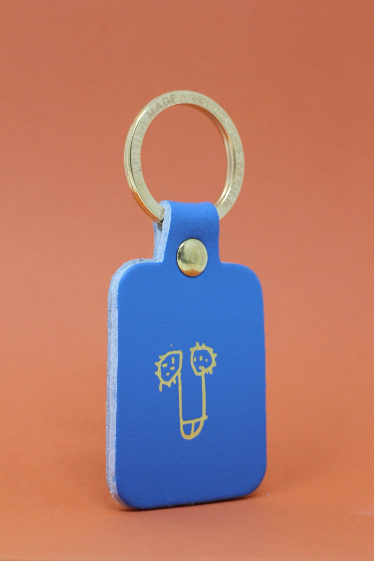 Playful Willy Leather Key Fob | Ark Colour Design