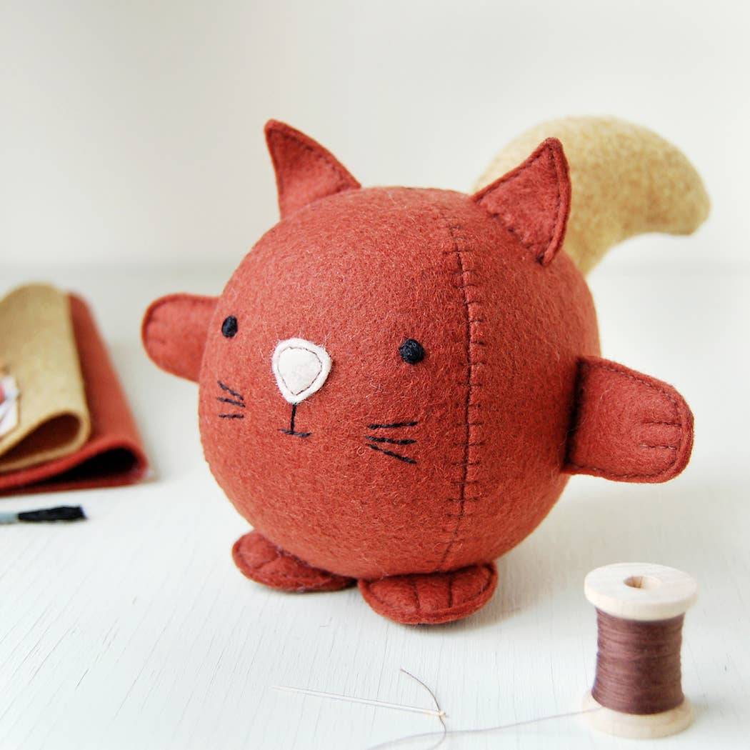 Make Your Own Squirrel Felt Craft Kit
