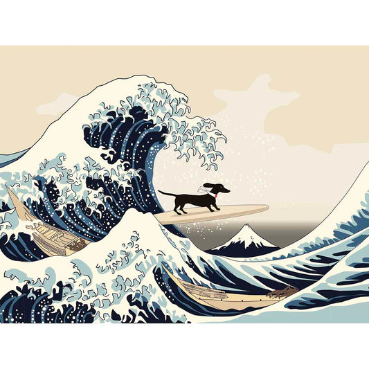 The Great Wave Tea Towel