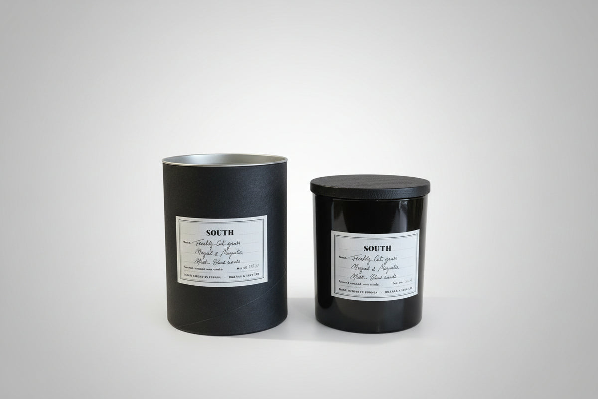 Natural soy wax candle with wooden lid