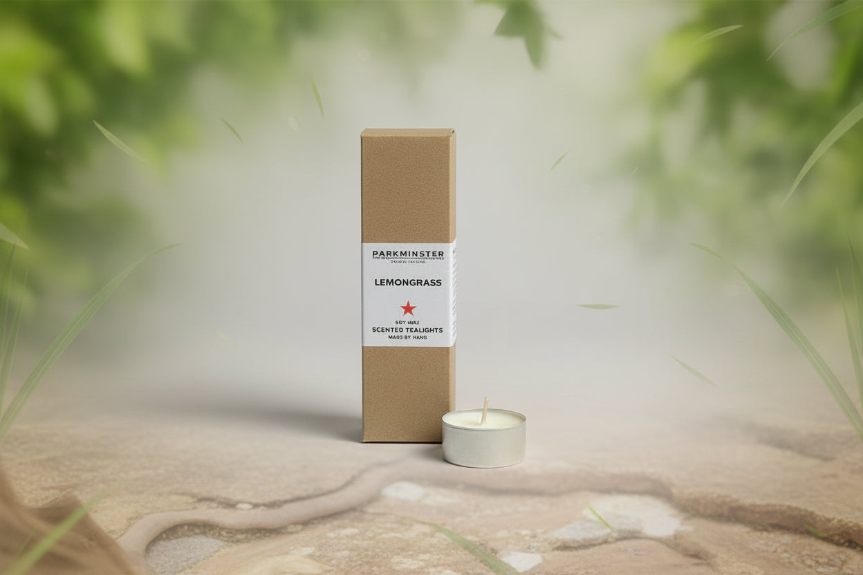 Lemongrass Soy Wax Tealights x8 | Eco-Friendly | Parkminster