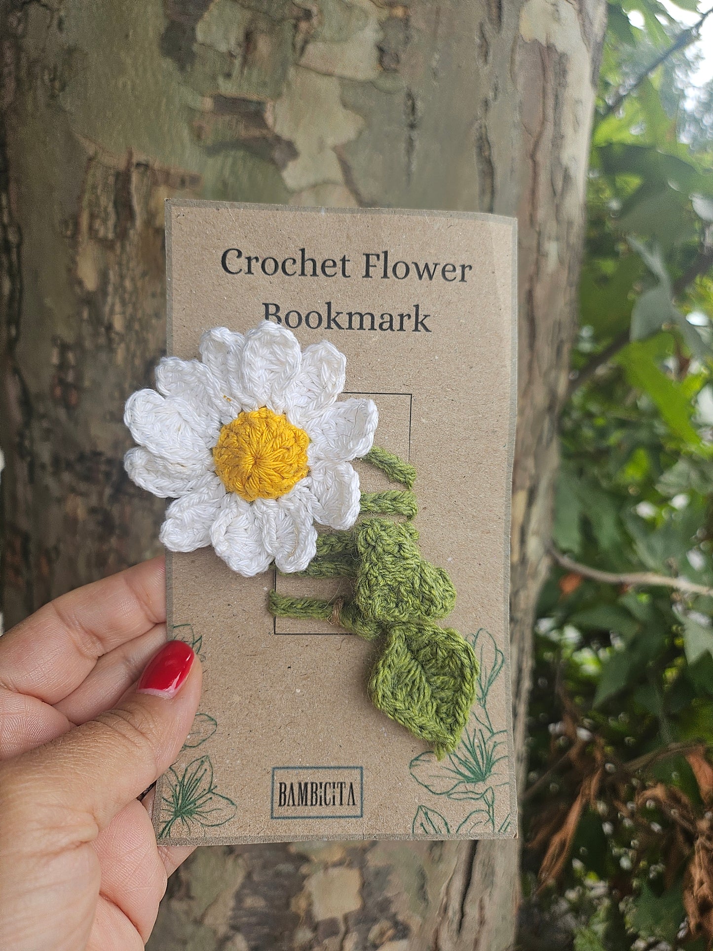 Crochet Flower Bookmarks – Handmade & Eco-Friendly