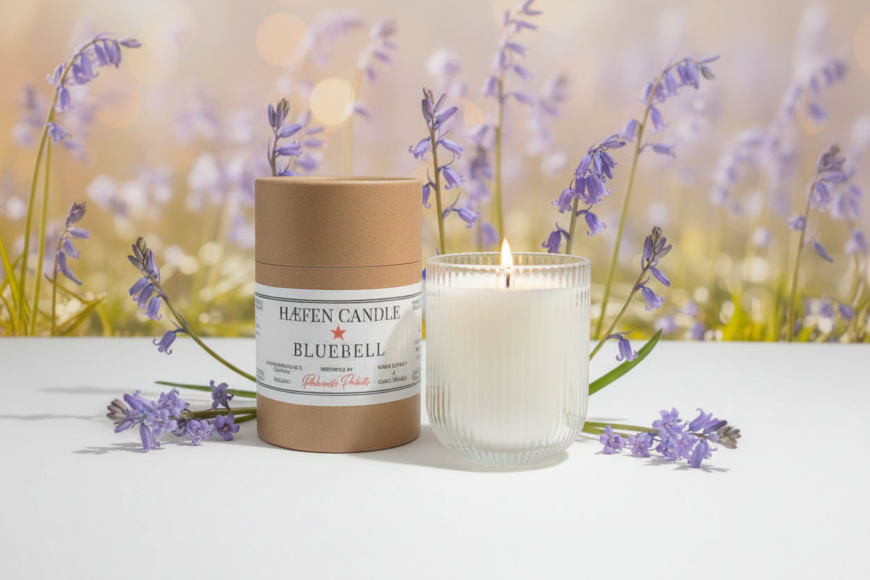HÆFEN Bluebell Soy Wax Candle 200g - Cornwall Made | Parkminster