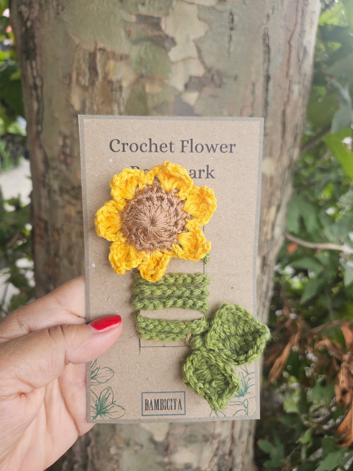 Crochet Flower Bookmarks – Handmade & Eco-Friendly