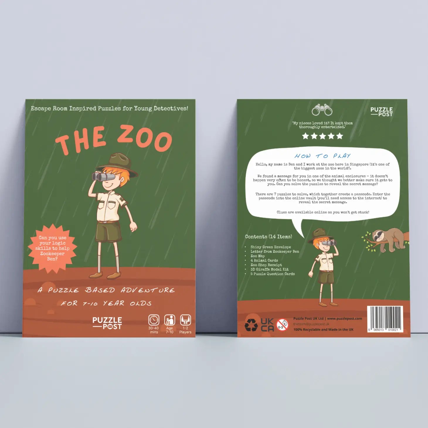 Children’s Escape Room: The Zoo