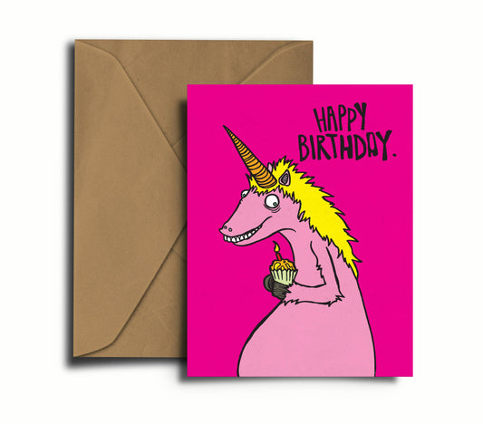 Unicorn Cake Greeting Card