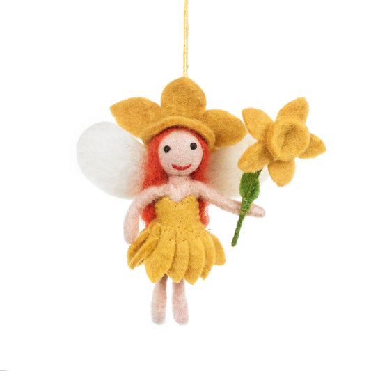 Daffodil Fairy Spring Hanging Decoration