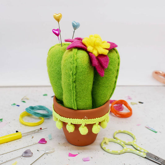 Prickly Cactus Pin Cushion Sewing Kit