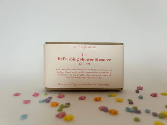 Two Piece Mini Shower Steamer Gift Set- Refreshing