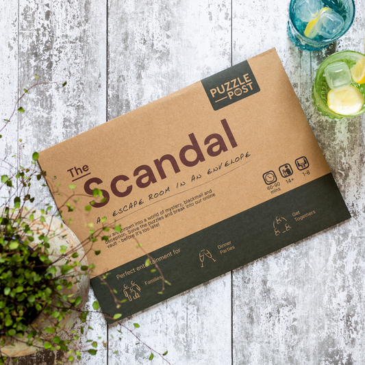 Escape Room in An Envelope: The Scandal